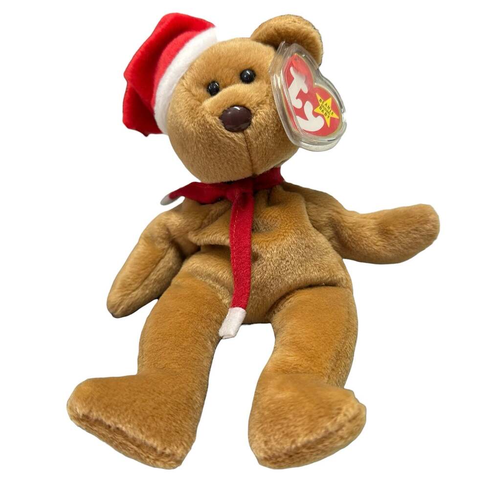 Ty Beanie Babies Collection 1997 Teddy Holiday Christmas Bear Mint Tags NEW